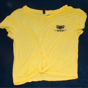 Let it bee knot cropped top